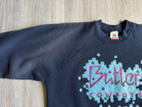 Vintage 90s Butler Cowboys - Western Themed Black Sweatshirt - High School - Medium