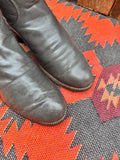 Women’s Size 5B Grey Vintage Justin Ropers - Made in USA
