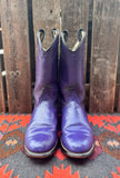 Women’s Size 8 Vintage Purple Laredo Roper Cowboy Boots