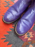 Women’s Size 8 Vintage Purple Laredo Roper Cowboy Boots