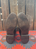 Women’s Size 5B Grey Vintage Justin Ropers - Made in USA