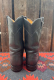 Women’s Size 5B Grey Vintage Justin Ropers - Made in USA