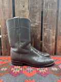 Women’s Size 6.5 Vintage Justin Gray Roper Cowboy Boots