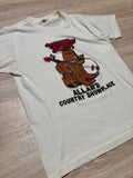 Vintage 90s Love That Country Music White T-Shirt - Small