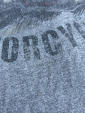 Y2K Gray Harley Davidson Distressed lorado Hog Biker Tank Top T-Shirt - Medium