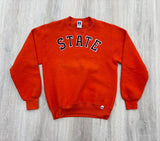 Vintage 80s Oklahoma / Oregon State Sweatshirt - Small - Russell Athletic - Made in USA