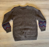 Vintage 80s Passports Western Handmade Wool Sweater - Small