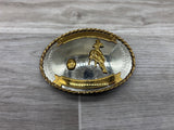 Vintage Rodeo / Barrel Racing Belt Buckle - Made in USA
