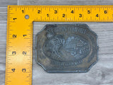 Vintage 70s/80s Southern Comfort SoCo Brass Belt Buckle -  Made in USA