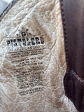 Women's Size 8.5 Pistolero Chocolate Brown Brushed Suede Leather Cowboy Boots