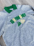 Vintage 90s Sweatshirt / Grandma Is Love / Handmade Collared Crew Neck - Med/Lrg