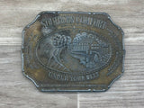 Vintage 70s/80s Southern Comfort SoCo Brass Belt Buckle -  Made in USA