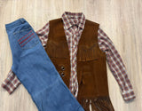 Vintage 70s/80s Woolco Western Wide Leg / High Waist Jeans (23-24 Waist)
