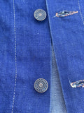 Vintage 70s Virginia Special Selvage Denim / Jean Trucker Jacket - XS