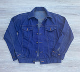 Vintage 70s Virginia Special Selvage Denim / Jean Trucker Jacket - XS