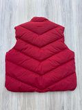 90's Vintage Canvasback Down Feather Puffer Vest w/Smiley Pockets - L/XL