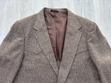 Vintage 70's Men's Wrangler Wrancher Wool Western Blazer - 44 Chest - Medium
