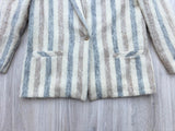 Vintage 60s Gregge Sport Striped Mohair Blazer - Medium
