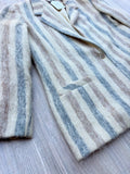 Vintage 60s Gregge Sport Striped Mohair Blazer - Medium