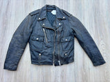 1970's Vintage AMF Harley Davidson Black Leather Women's Riding Jacket - XS/S