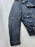 1970's Vintage AMF Harley Davidson Black Leather Women's Riding Jacket - XS/S
