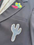 90's Hand Applique Southwestern Women's Blazer - L/XL