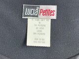 Vintage 90s Lucia Petites Cropped Black Western Floral Embroidered Vest - Sm/Med - Made in USA