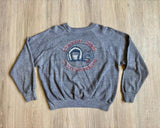 Vintage 80s Eskimo Joe's Cropped Heather Gray Crew Neck Sweatshirt - Medium