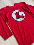 Vintage 70s Kool Aid K Team Long Sleeve Jersey / Ringer Oversized T-Shirt - Sm/Med