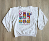 Vintage 90s NCA Superstar Dance California 1993 Crew Neck Sweatshirt - Medium