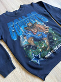 Vintage 90s Dallas Cowboys Kids NFL Crew Neck Sweatshirt - Children's 10/12