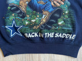 Vintage 90s Dallas Cowboys Kids NFL Crew Neck Sweatshirt - Children's 10/12