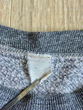 Vintage 80s Eskimo Joe's Cropped Heather Gray Crew Neck Sweatshirt - Medium