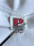 Vintage 90s Hand Painted Parrot on White Crew Neck Sweatshirt - Small/Medium