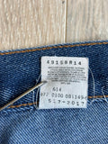 Vintage 80s Levi's 517 Blue Tab Denim High Rise Cutoff Shorts (38 Waist)