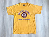Vintage 80s Tuloso-Midway / Chief Yellow T-Shirt - Small