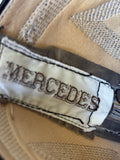 Women’s Size 9B Vintage 80s Mercedes by Teners Gray Leather Cowboy Boots