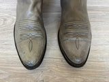 Women’s Size 9B Vintage 80s Mercedes by Teners Gray Leather Cowboy Boots