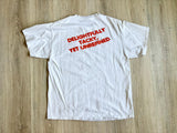 Classic White Hooters Oklahoma City T-Shirt (Size Sm/Med)