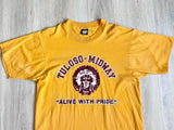 Vintage 80s Tuloso-Midway / Chief Yellow T-Shirt - Small