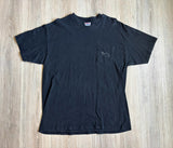 Vintage Camel Cig Black Pocket Tee / T-Shirt - Medium