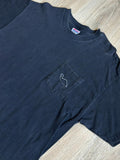 Vintage Camel Cig Black Pocket Tee / T-Shirt - Medium