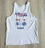 Vintage 90s (circa 1996) Conoco Rodeo Run Tank Top FOTL - Medium