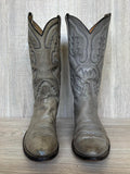 Women’s Size 9B Vintage 80s Mercedes by Teners Gray Leather Cowboy Boots